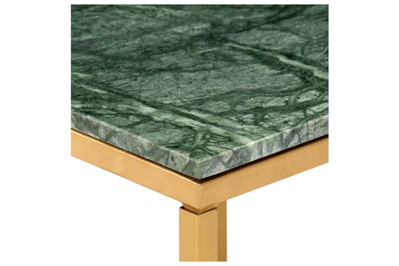 Soffbord grön 60x60x35 cm äkta sten med marmorstruktur - Grön - Möbler - Vardagsrum - Soffbord & vardagsrumsbord - Soffbord