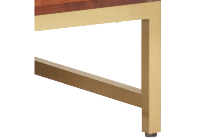 Soffbord honungsValnötsbrun 67x67x45 cm massivt akaciaträ - Valnötsbrun - Möbler - Vardagsrum - Soffbord & vardagsrumsbord - Soffbord