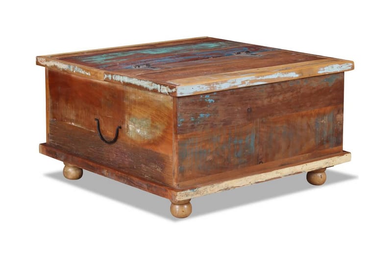 Soffbord i återvunnet trä 70x70x38 cm - Brun - Soffbord - Bord