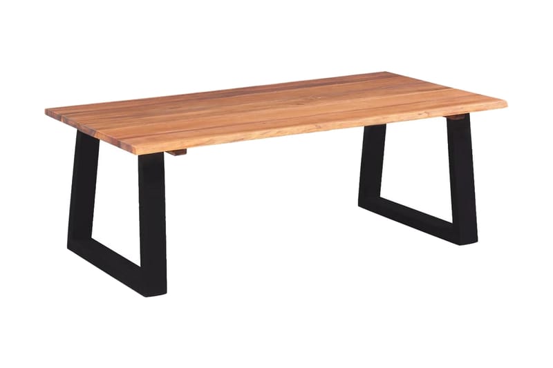 Soffbord i massivt akaciaträ 110x60x40 cm - Brun - Möbler - Vardagsrum - Soffbord & vardagsrumsbord - Soffbord
