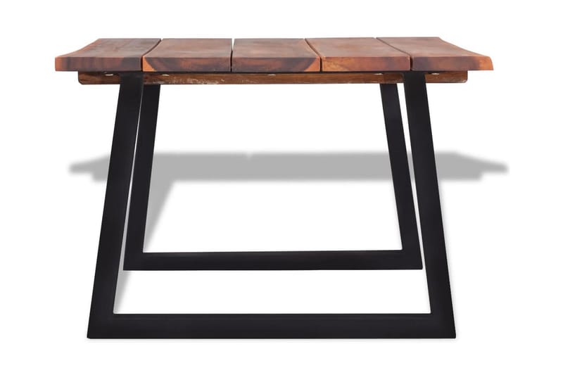 Soffbord i massivt akaciaträ 110x60x40 cm - Brun - Möbler - Vardagsrum - Soffbord & vardagsrumsbord - Soffbord