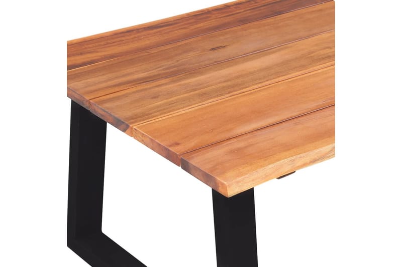 Soffbord i massivt akaciaträ 110x60x40 cm - Brun - Möbler - Vardagsrum - Soffbord & vardagsrumsbord - Soffbord