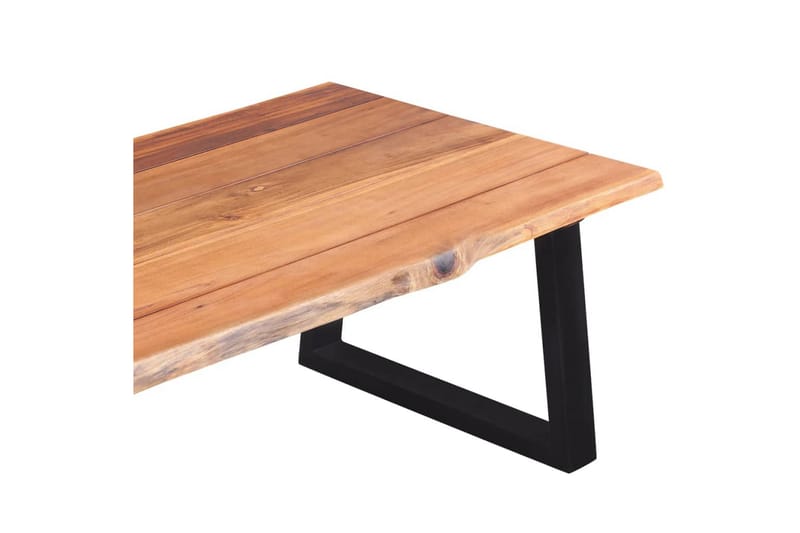 Soffbord i massivt akaciaträ 110x60x40 cm - Brun - Möbler - Vardagsrum - Soffbord & vardagsrumsbord - Soffbord