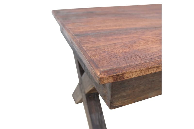 Soffbord i massivt återvunnet trä 110x60x45 cm - Brun - Möbler - Vardagsrum - Soffbord & vardagsrumsbord - Soffbord