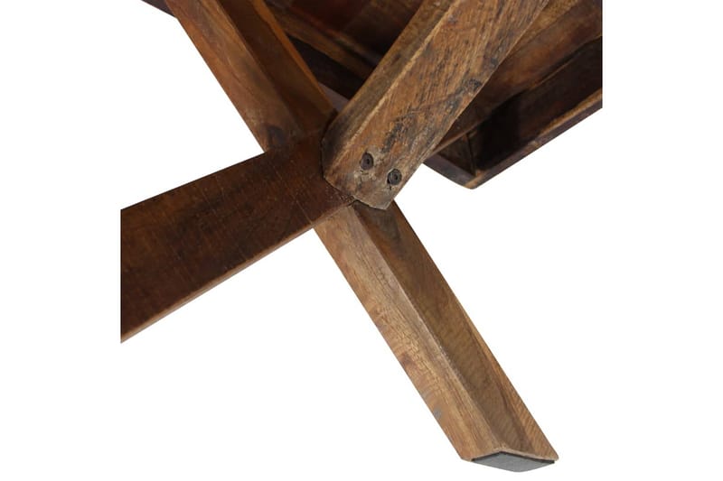Soffbord i massivt återvunnet trä 110x60x45 cm - Brun - Soffbord - Bord