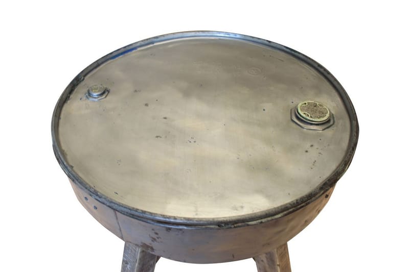 Soffbord i massivt återvunnet trä 60x45 cm silver - Brun - Möbler - Vardagsrum - Soffbord & vardagsrumsbord - Soffbord