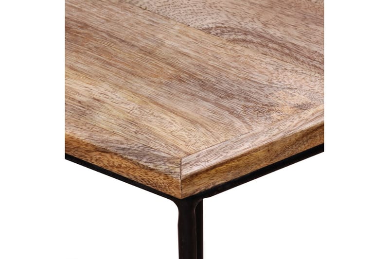 Soffbord i massivt mangoträ 48x48x40 cm - Brun - Möbler - Vardagsrum - Soffbord & vardagsrumsbord - Soffbord