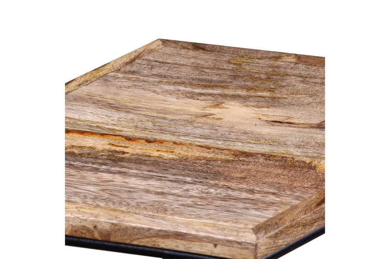 Soffbord i massivt mangoträ 48x48x40 cm - Brun - Soffbord - Bord