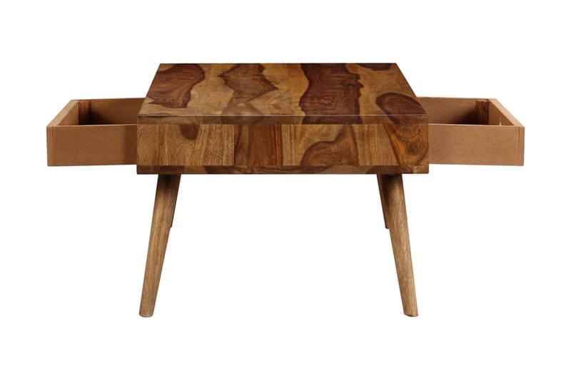 Soffbord i massivt sheshamträ 110x50x35 cm - Brun - Möbler - Vardagsrum - Soffbord & vardagsrumsbord - Soffbord