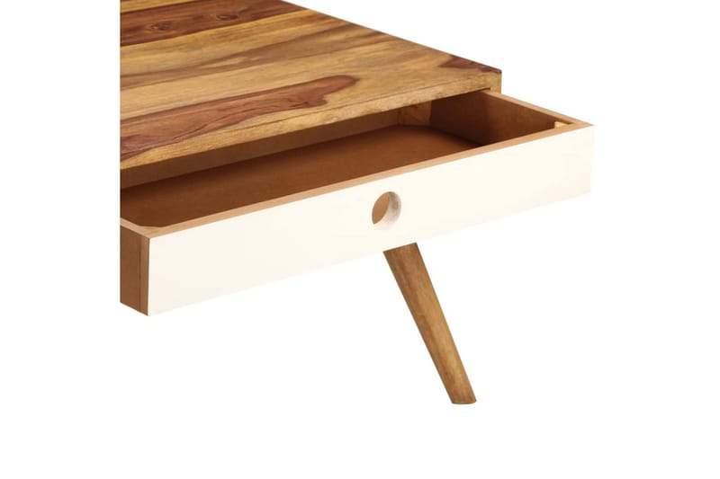 Soffbord i massivt sheshamträ 110x50x35 cm - Brun - Möbler - Vardagsrum - Soffbord & vardagsrumsbord - Soffbord
