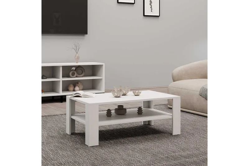 Soffbord Soffbord Masao Vit - Möbler - Vardagsrum - Soffbord & vardagsrumsbord - Soffbord