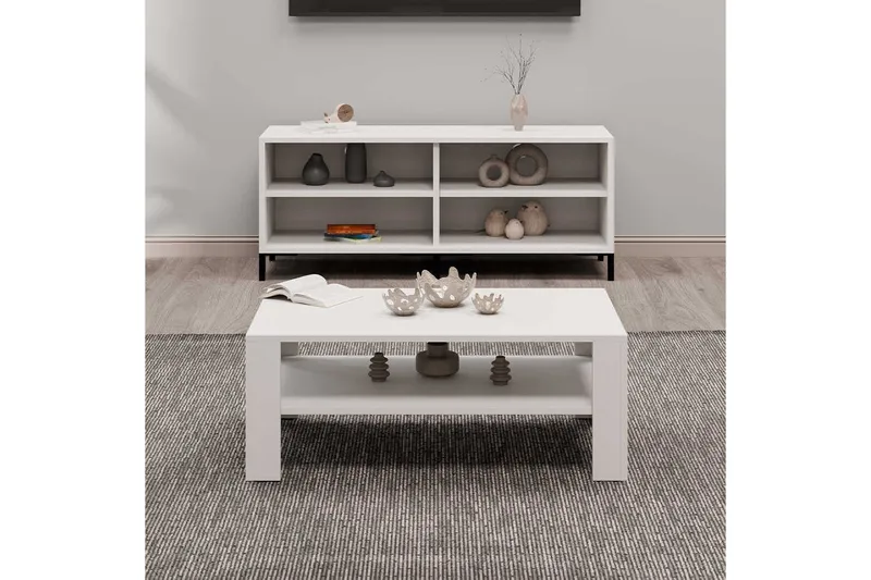 Soffbord Soffbord Masao Vit - Möbler - Vardagsrum - Soffbord & vardagsrumsbord - Soffbord