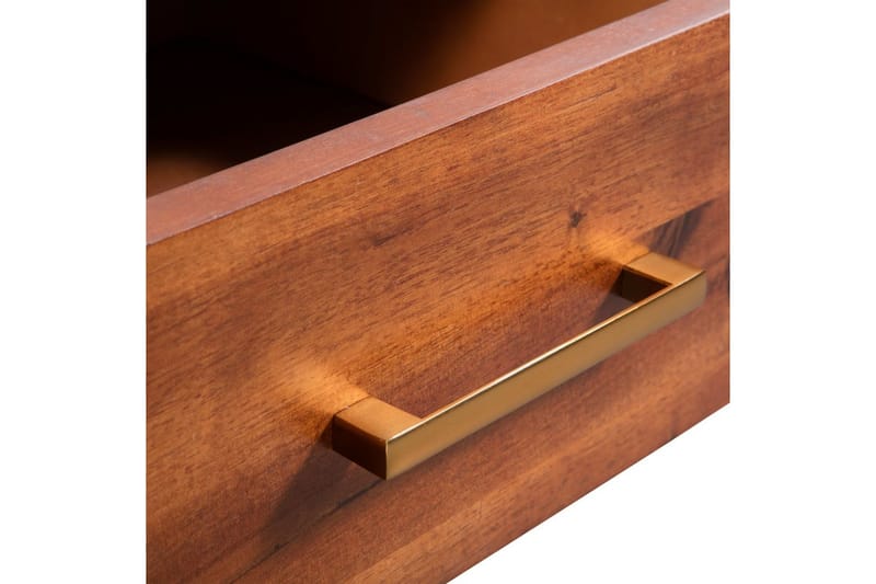 Soffbord massivt akaciaträ 90x50x40 cm - Brun - Möbler - Vardagsrum - Soffbord & vardagsrumsbord - Soffbord