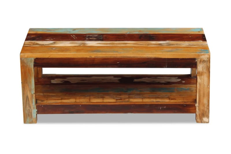 Soffbord massivt återvunnet trä 90x45x35 cm - Brun - Soffbord - Bord