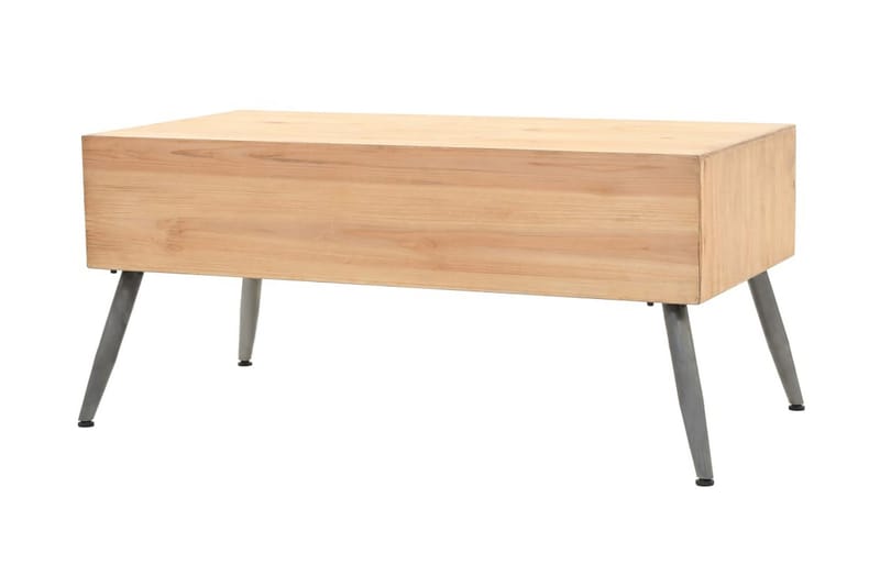 Soffbord massivt granträ 115x55x50 cm - Brun - Möbler - Vardagsrum - Soffbord & vardagsrumsbord - Soffbord