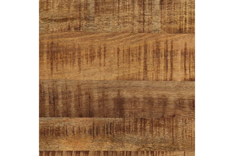 Soffbord massivt grovt mangoträ och stål 110 cm - Brun - Möbler - Vardagsrum - Soffbord & vardagsrumsbord - Soffbord