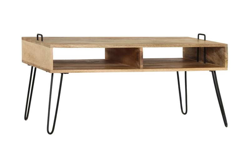 Soffbord massivt mangoträ 100x60x45 cm - Brun - Möbler - Vardagsrum - Soffbord & vardagsrumsbord - Soffbord