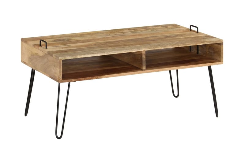 Soffbord massivt mangoträ 100x60x45 cm - Brun - Möbler - Vardagsrum - Soffbord & vardagsrumsbord - Soffbord