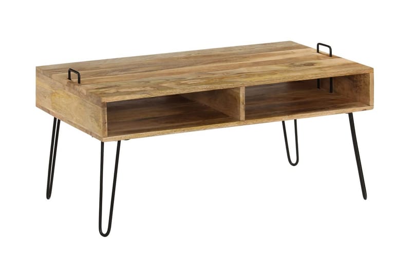 Soffbord massivt mangoträ 100x60x45 cm - Brun - Möbler - Vardagsrum - Soffbord & vardagsrumsbord - Soffbord