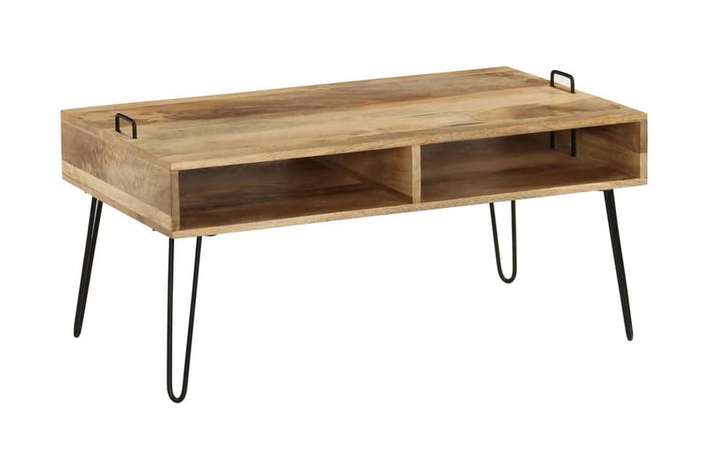 Soffbord massivt mangoträ 100x60x45 cm - Brun - Möbler - Vardagsrum - Soffbord & vardagsrumsbord - Soffbord