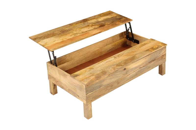 Soffbord massivt mangoträ 110x55x35 cm - Brun - Möbler - Vardagsrum - Soffbord & vardagsrumsbord - Soffbord