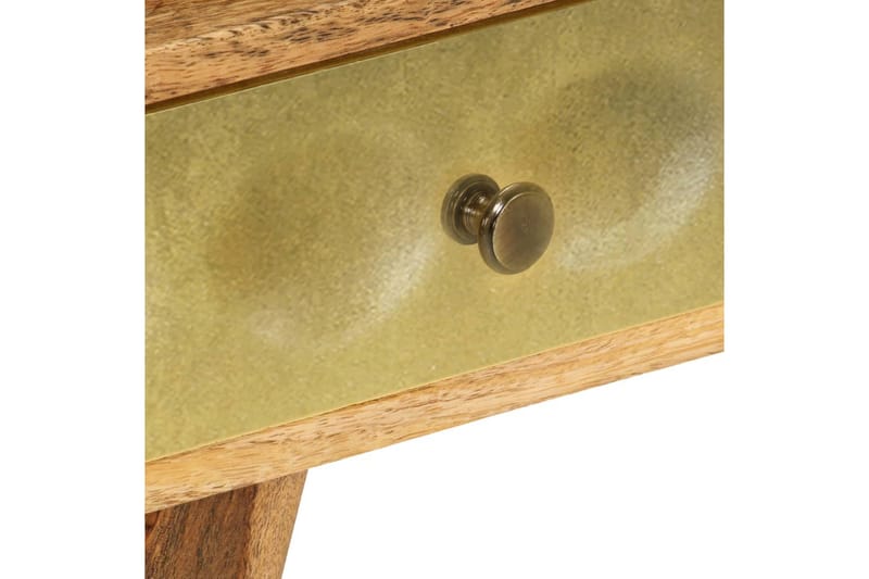 Soffbord massivt mangoträ 90x50x40 cm - Guld - Möbler - Vardagsrum - Soffbord & vardagsrumsbord - Soffbord