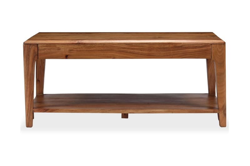 Soffbord massivt trä 88x50x38 cm - Brun - Möbler - Vardagsrum - Soffbord & vardagsrumsbord - Soffbord