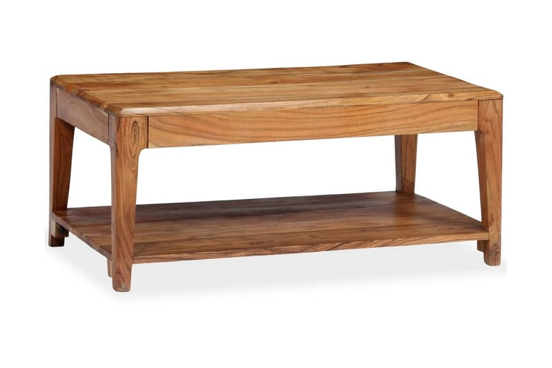 Soffbord massivt trä 88x50x38 cm - Brun - Möbler - Vardagsrum - Soffbord & vardagsrumsbord - Soffbord
