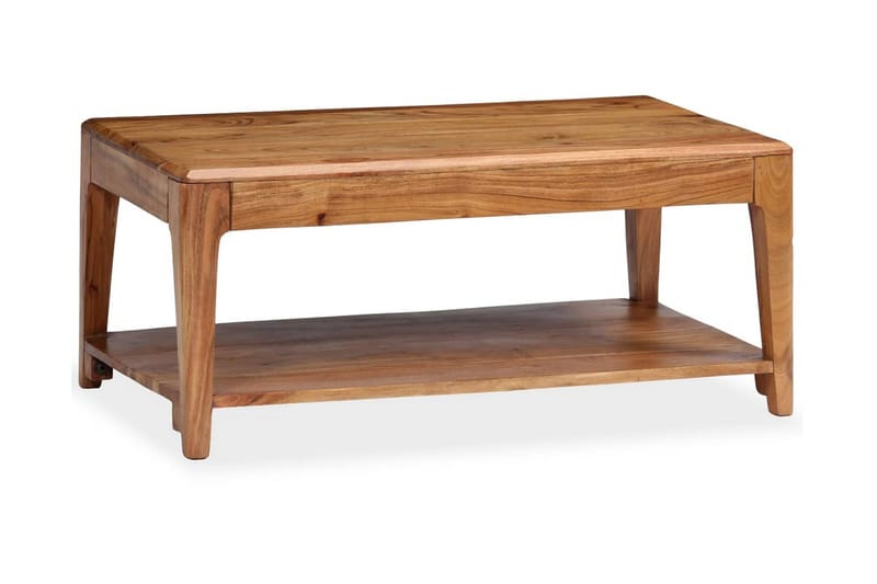 Soffbord massivt trä 88x50x38 cm - Brun - Möbler - Vardagsrum - Soffbord & vardagsrumsbord - Soffbord