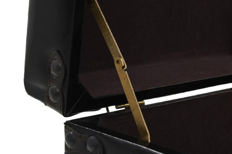 Soffbord MDF och stål 102x51x48 cm - Svart - Möbler - Vardagsrum - Soffbord & vardagsrumsbord - Soffbord