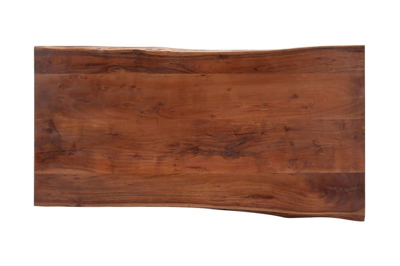 Soffbord med levande kanter 115x60x40 cm massivt akaciaträ - Brun - Möbler - Vardagsrum - Soffbord & vardagsrumsbord - Soffbord