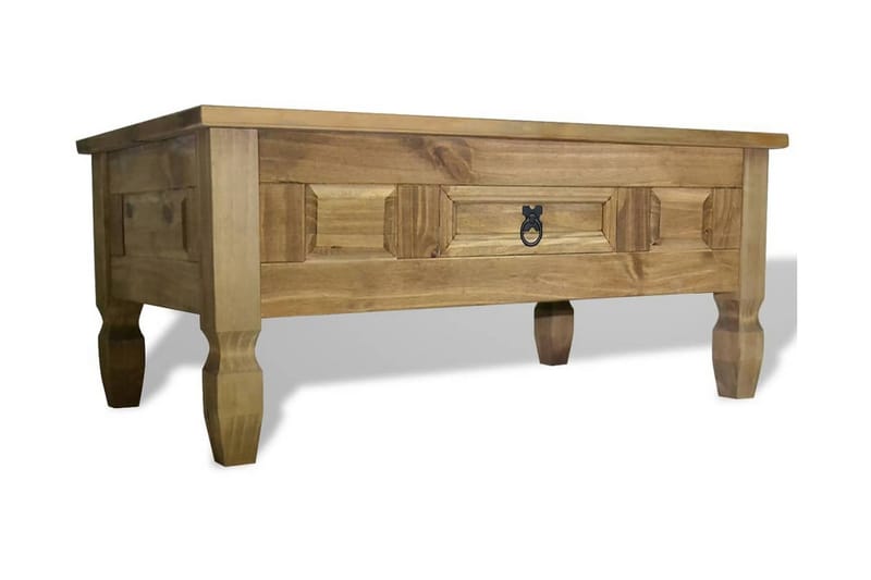 Soffbord mexikansk Coronastil furu 100x60x45 cm - Brun - Möbler - Vardagsrum - Soffbord & vardagsrumsbord - Soffbord