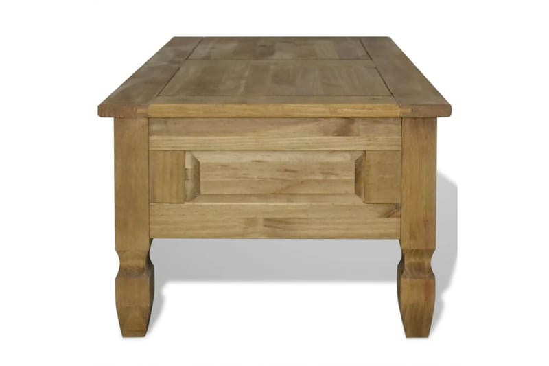 Soffbord mexikansk Coronastil furu 100x60x45 cm - Brun - Möbler - Vardagsrum - Soffbord & vardagsrumsbord - Soffbord