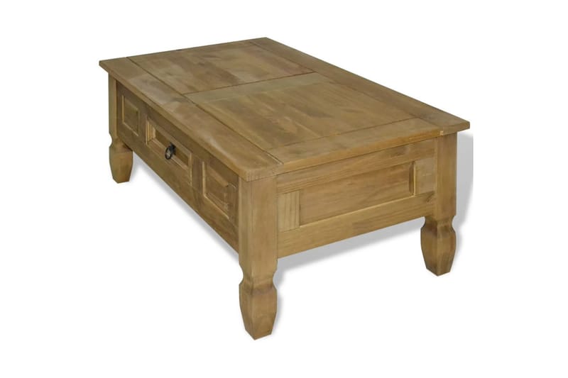 Soffbord mexikansk Coronastil furu 100x60x45 cm - Brun - Möbler - Vardagsrum - Soffbord & vardagsrumsbord - Soffbord