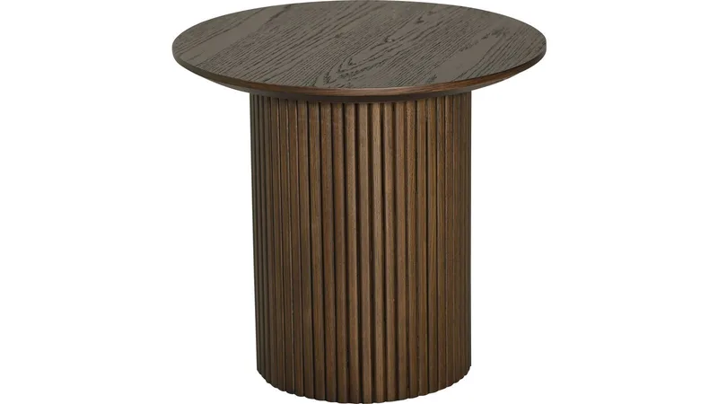 Soffbord Odmark 50 cm, Brunlackad ek