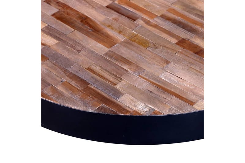 Soffbord runt återvunnen teak - Svart - Möbler - Vardagsrum - Soffbord & vardagsrumsbord - Soffbord
