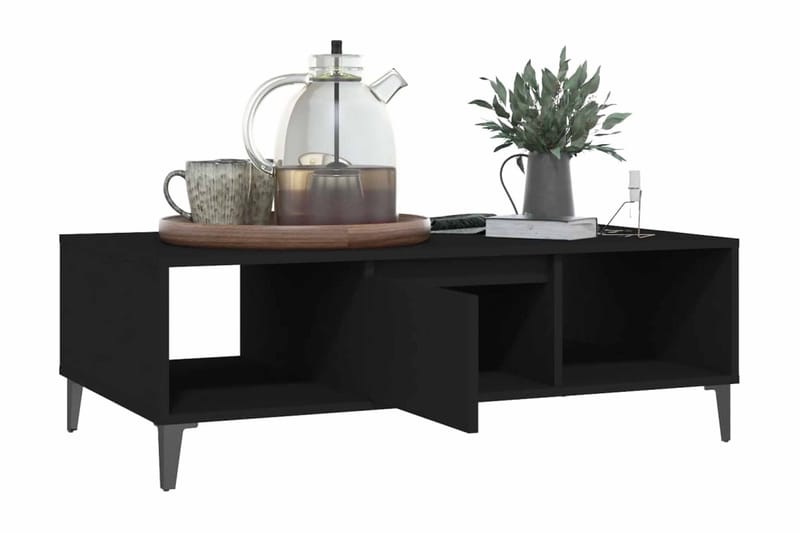 Soffbord svart 103,5x60x35 cm spånskiva - Svart - Möbler - Vardagsrum - Soffbord & vardagsrumsbord - Soffbord