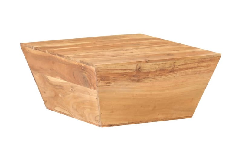 Soffbord V-format 66x66x30 cm massivt akaciaträ - Brun - Möbler - Vardagsrum - Soffbord & vardagsrumsbord - Soffbord