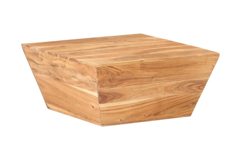 Soffbord V-format 66x66x30 cm massivt akaciaträ - Brun - Möbler - Vardagsrum - Soffbord & vardagsrumsbord - Soffbord