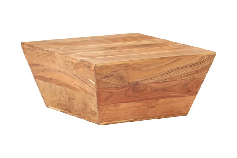 Soffbord V-format 66x66x30 cm massivt akaciaträ - Brun - Möbler - Vardagsrum - Soffbord & vardagsrumsbord - Soffbord