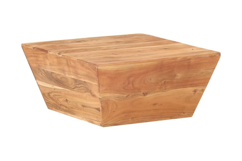 Soffbord V-format 66x66x30 cm massivt akaciaträ - Brun - Möbler - Vardagsrum - Soffbord & vardagsrumsbord - Soffbord