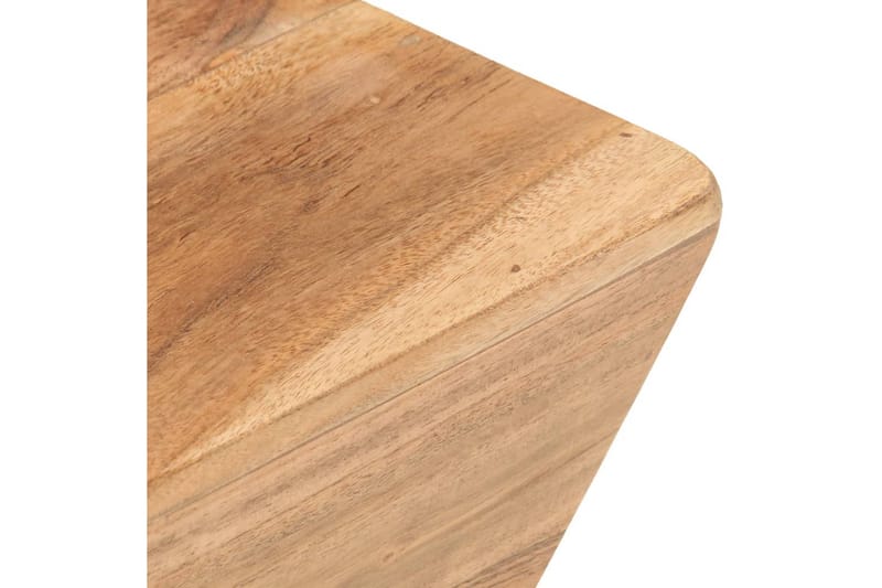 Soffbord V-format 66x66x30 cm massivt akaciaträ - Brun - Möbler - Vardagsrum - Soffbord & vardagsrumsbord - Soffbord