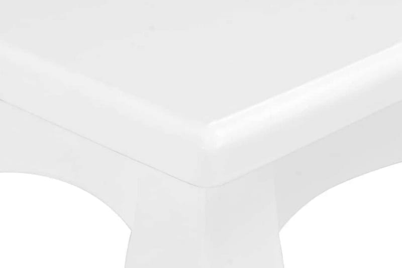 Soffbord vit 110x60x40 cm massiv furu - Vit - Soffbord - Bord