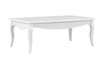 Soffbord vit 110x60x40 cm massiv furu - Vit - Möbler - Vardagsrum - Soffbord & vardagsrumsbord - Soffbord