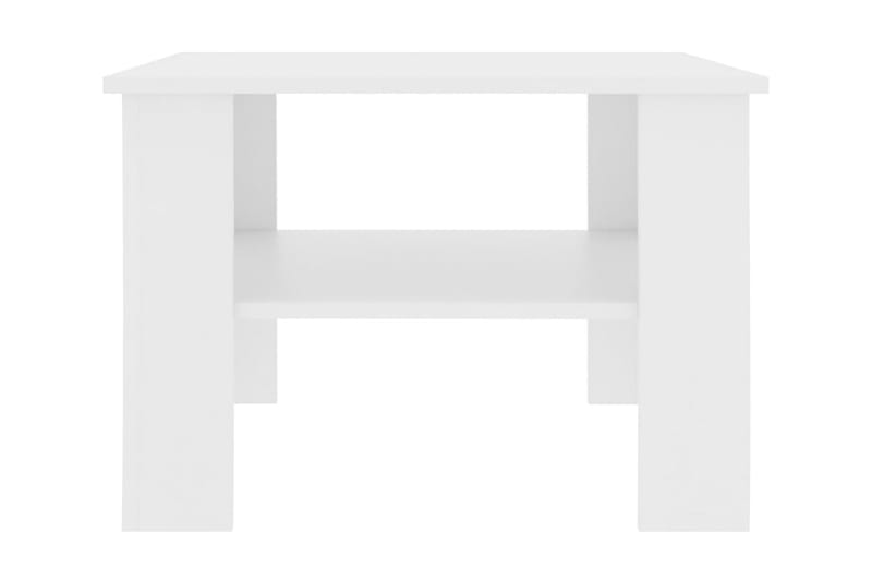 Soffbord vit 60x60x42 cm spånskiva - Vit - Soffbord - Bord