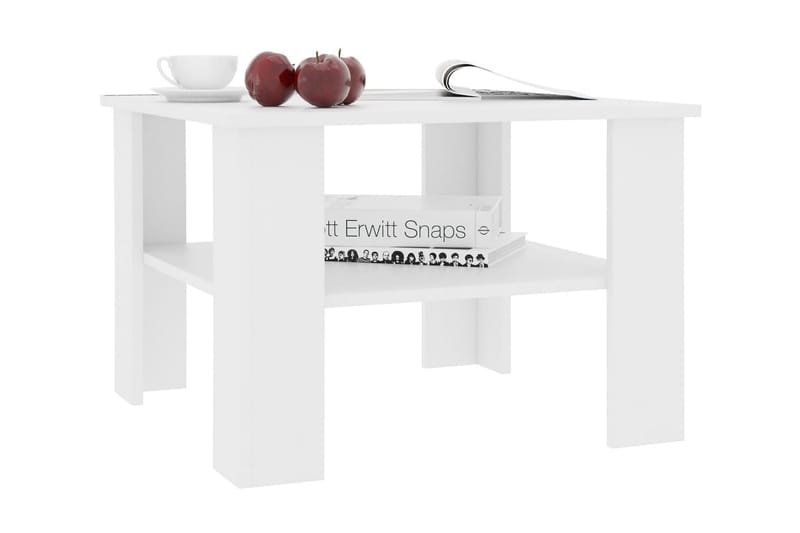 Soffbord vit 60x60x42 cm spånskiva - Vit - Möbler - Vardagsrum - Soffbord & vardagsrumsbord - Soffbord