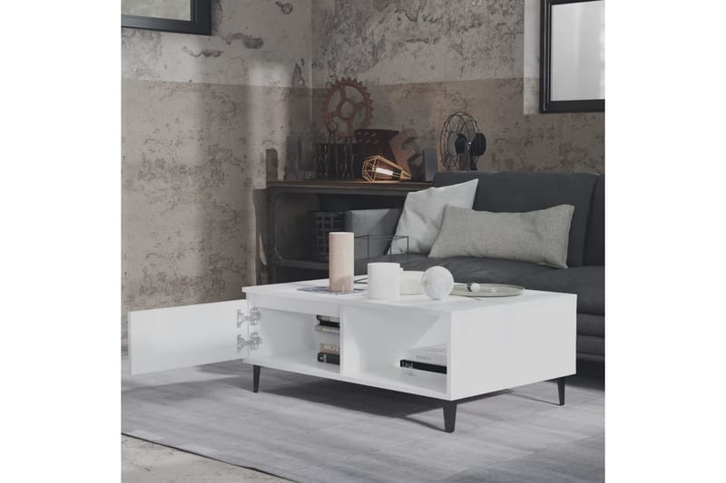 Soffbord vit 90x60x35 cm spånskiva - Vit - Möbler - Vardagsrum - Soffbord & vardagsrumsbord - Soffbord