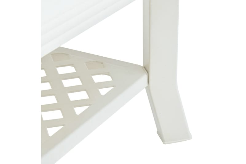 Soffbord vit 90x60x46 cm plast - Vit - Soffbord - Bord