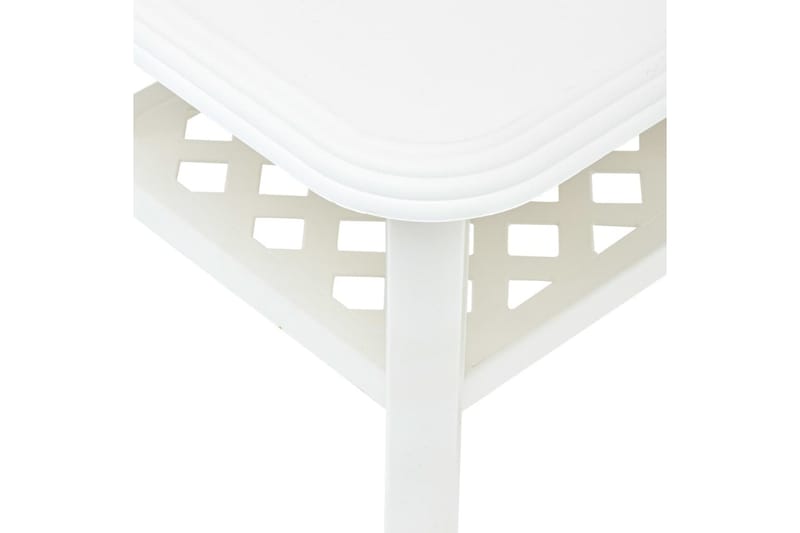 Soffbord vit 90x60x46 cm plast - Vit - Soffbord - Bord