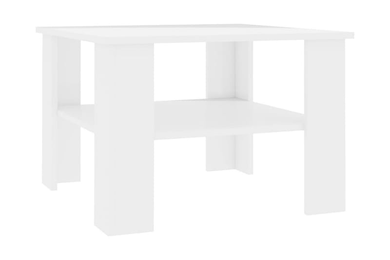 Soffbord vit högglans 60x60x42 cm spånskiva - Vit högglans - Möbler - Vardagsrum - Soffbord & vardagsrumsbord - Soffbord